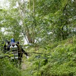 der Abstieg zum See...