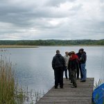 am Oberuckersee auf Fergitzer Seite - wir starteten unsere Arbeiten vom Steg des Guts Fergitz, vielen Dank noch einmal an den Betreiber Ferdinand von Hohenzollern