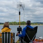 im Hintergrund die Burgwallinsel