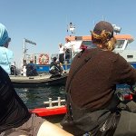 auch auf dem Wasser gibt es allgemeine Verkehrskontrollen, nach kurzem Stopp ging es weiter