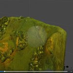 Dreidimensionale Rekonstruktion eines Teils der Kaffe des Dornbuschwracks